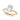 The Ava Ring / Oval half pave - Image 2
