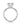 The Ava ring - Princess half pave - Image 6