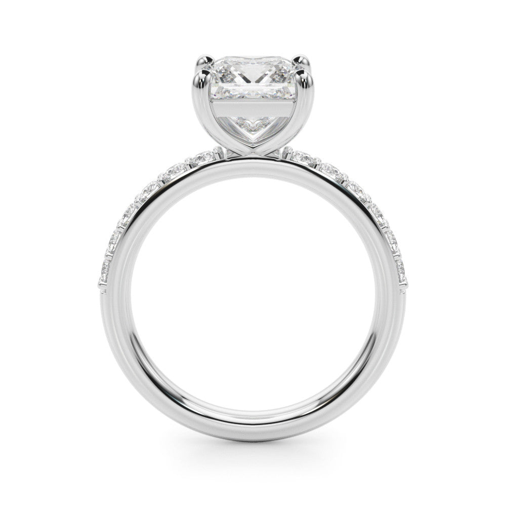 The Ava ring - Princess half pave - Image 6