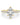 The Ava ring - Marquise half pave