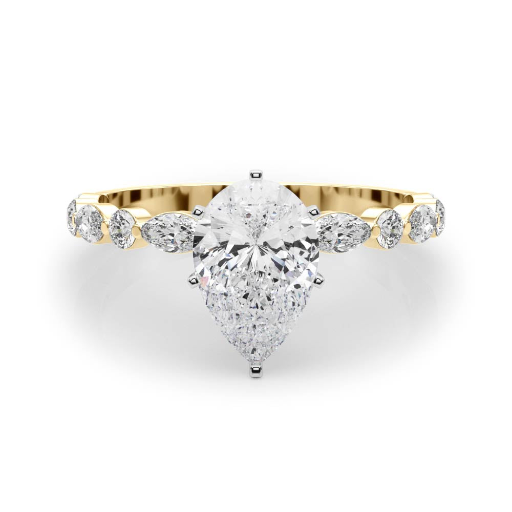 The Lena ring - Pear