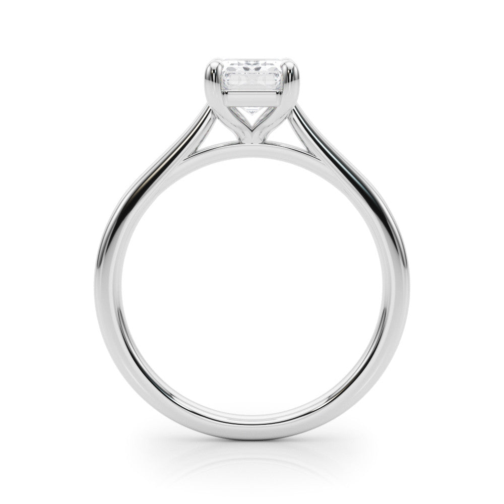 The Ava Ring Cathedral - Emerald Cut - Image 6