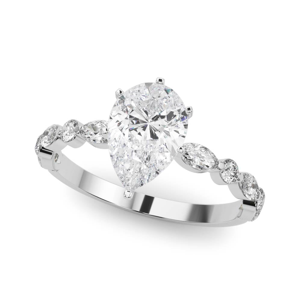 The Lena ring - Pear - Image 4