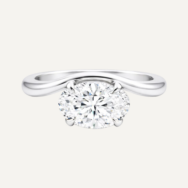 The Georgia Ring - Oval Cut Solitaire - Image 2