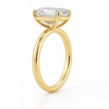 The Ava Ring - Radiant Moissanite - Image 2