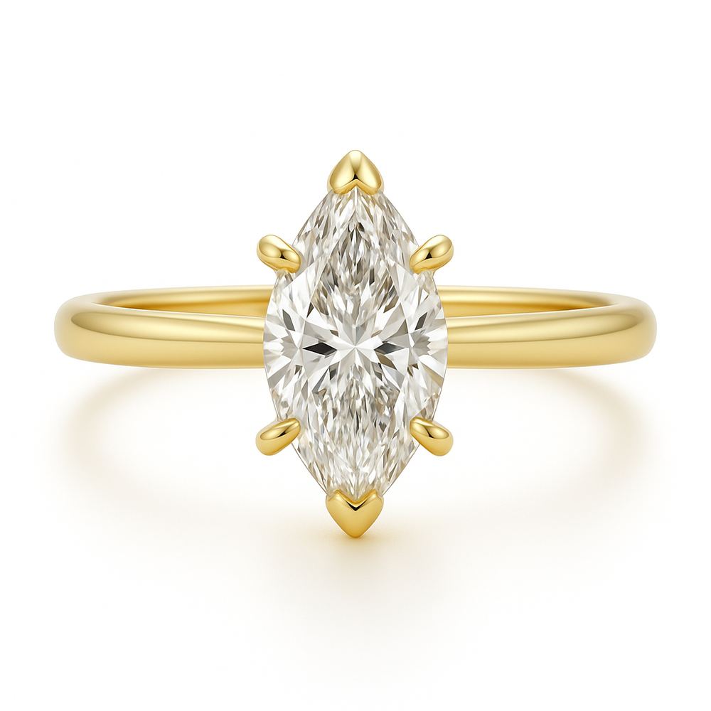The Ava Ring - Marquise - Image 5
