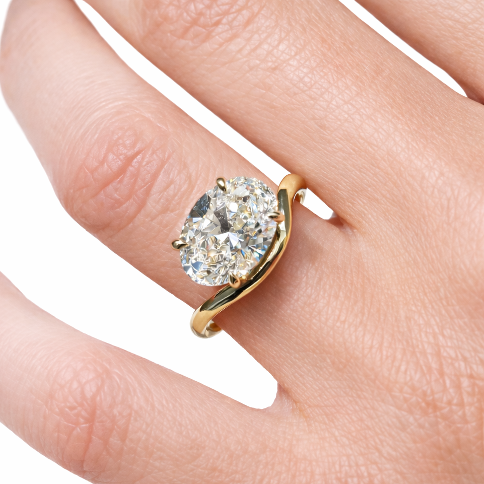 The Georgia Ring - Oval Cut Solitaire - Image 4