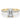 The Ava Ring - Emerald Half Pave