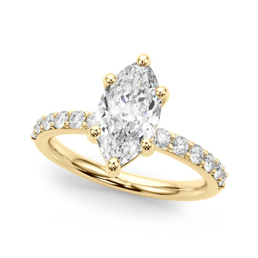 The Ava ring - Marquise half pave - Image 2