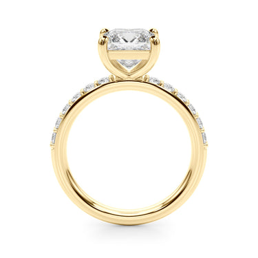 The Ava ring - Princess half pave - Image 3