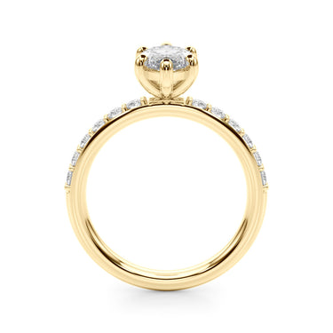 The Ava ring - Marquise half pave - Image 3