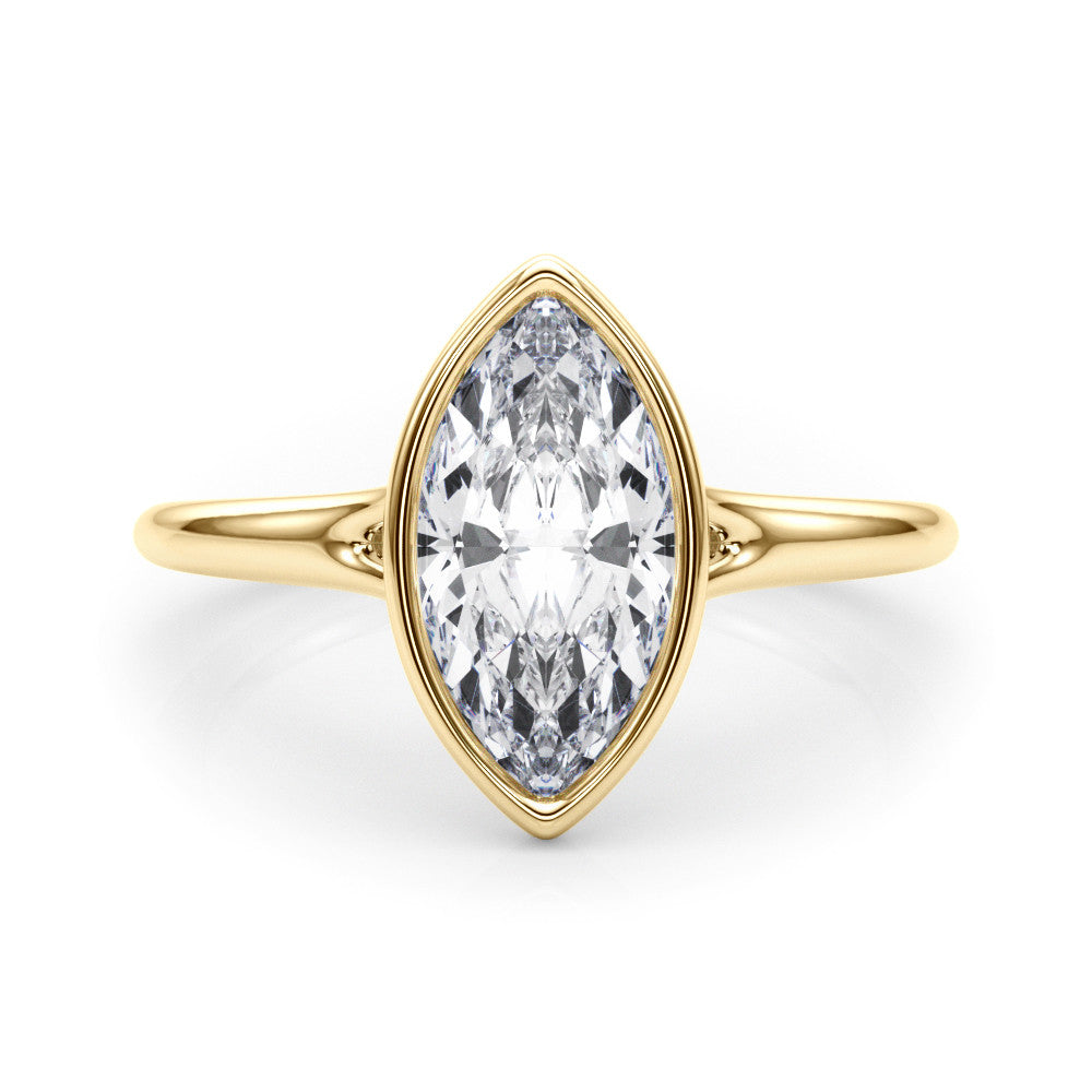 The Margaret Ring- Marquise bezel